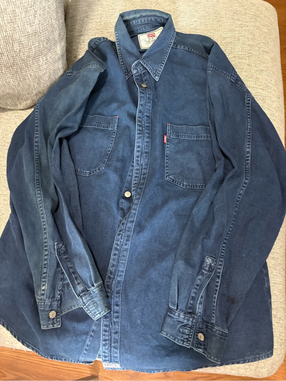 Levi's Indigo Blue Denim Shirt Jacket